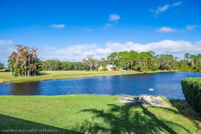 property view of water