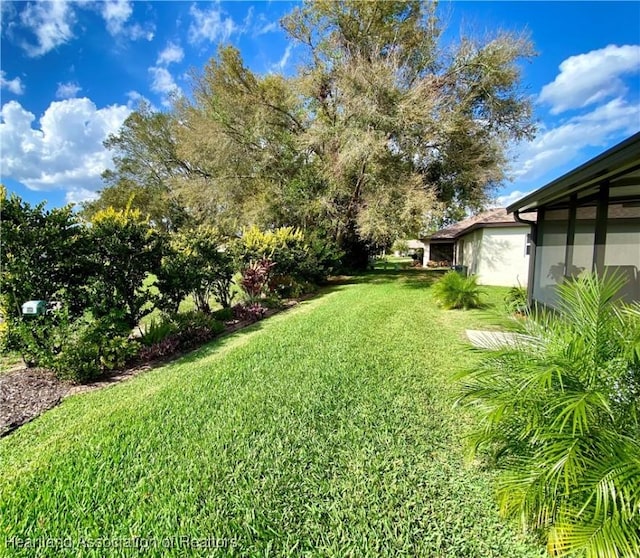 view of yard
