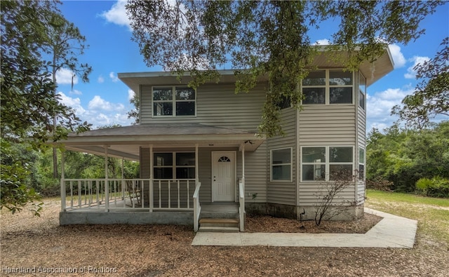 9131 Bridle Path, Sebring, FL 33875 - view of front of house with covered porch