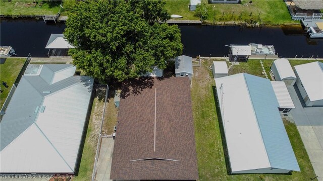 956 Shamrock Dr, Sebring, FL 33875 - aerial perspective of suburban area featuring a nearby body of water