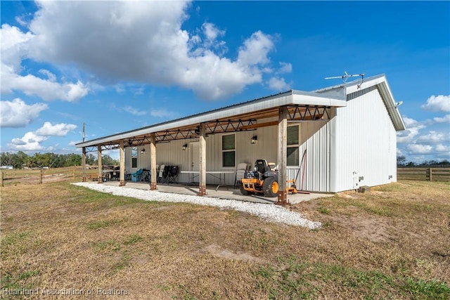 view of rear view of property