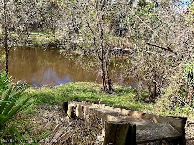 view of water feature