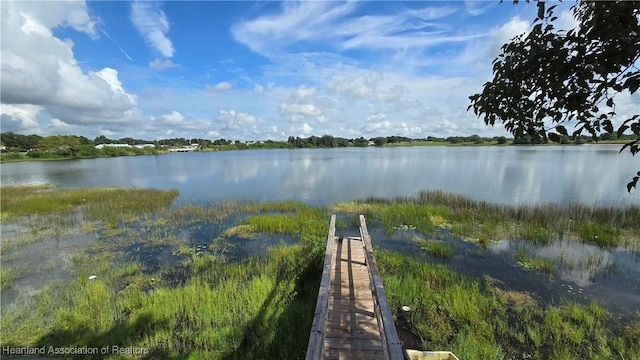 1022 Marble Ave, Avon Park, FL 33825 - dock area with a water view