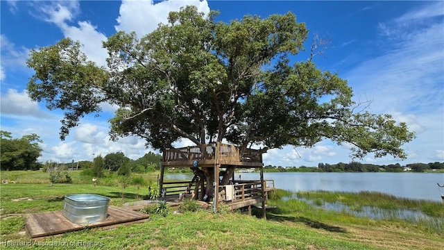 1022 Marble Ave, Avon Park, FL 33825 - dock area with a water view