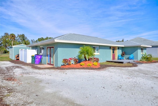 view of ranch-style home