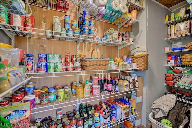 view of pantry