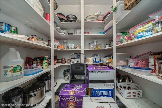 view of pantry