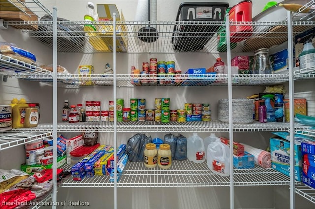 view of pantry