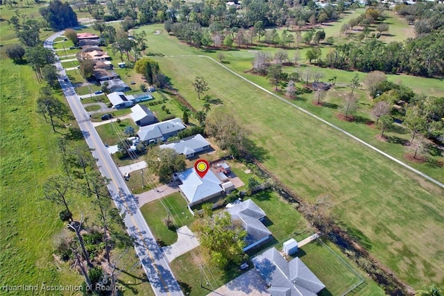 aerial view featuring a residential view