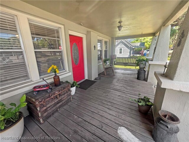 21 N French Ave, Fort Meade, FL 33841 - view of wooden porch