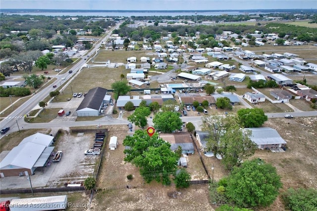 aerial view featuring a residential view