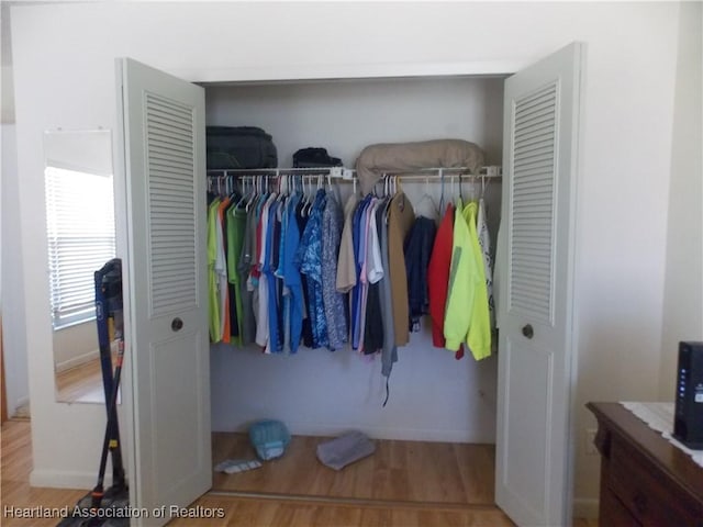 view of closet