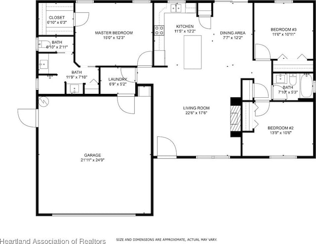 4225 Cooper Dr, Sebring, FL 33872 - view of property floor plan