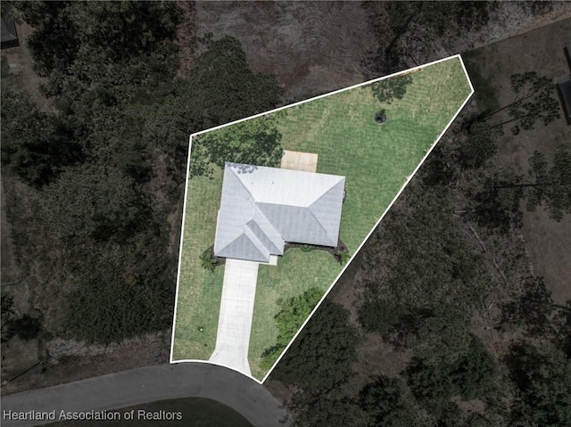 4225 Cooper Dr, Sebring, FL 33872 - aerial view of property's location featuring property parcel outlined
