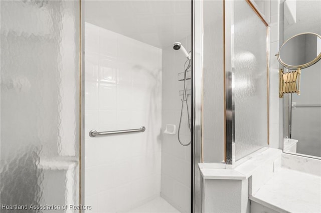3730 Camry Ct, Sebring, FL 33872 - full bathroom featuring a stall shower and vanity