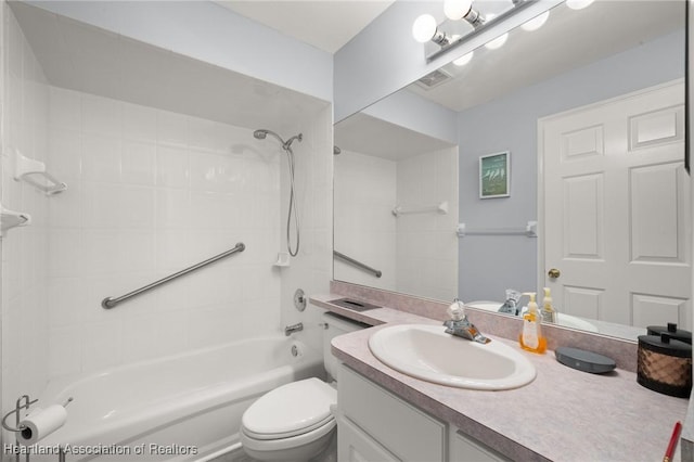 3730 Camry Ct, Sebring, FL 33872 - full bathroom with bathtub / shower combination and vanity