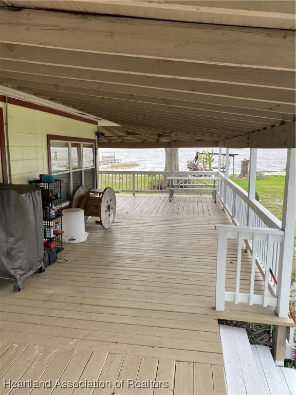 view of deck