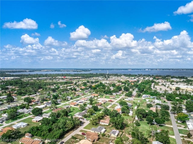 301 Sparrow Ave, Sebring, FL 33870 - aerial perspective of suburban area featuring a large body of water