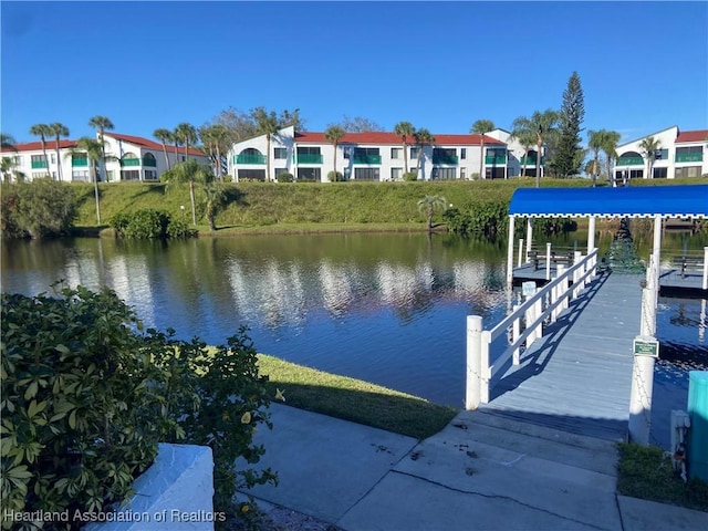 4869 Casablanca Cir Unit G22, Sebring, FL 33870 - dock featuring a water view