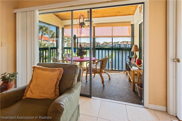 4869 Casablanca Cir Unit G22, Sebring, FL 33870 - sunroom featuring a water view