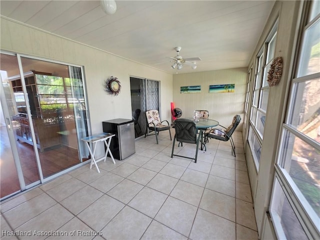 4730 Granada Blvd, Sebring, FL 33872 - sunroom / solarium with ceiling fan and outdoor dining area