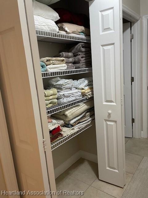 view of closet