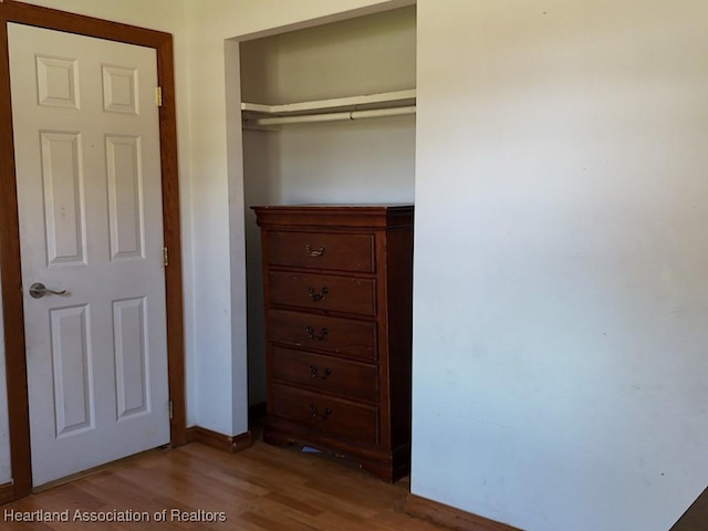 view of closet