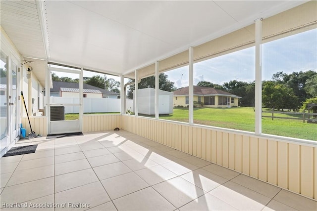 2433 N Highlands Blvd, Avon Park, FL 33825 - unfurnished sunroom featuring healthy amount of natural light