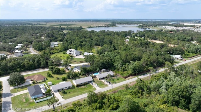 2433 N Highlands Blvd, Avon Park, FL 33825 - drone / aerial view of a nearby body of water and a forest
