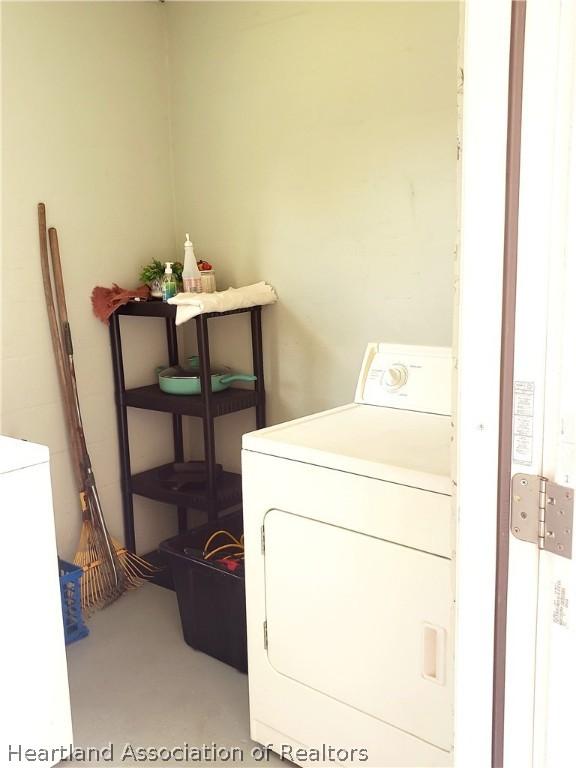 laundry area with laundry area and washer and dryer