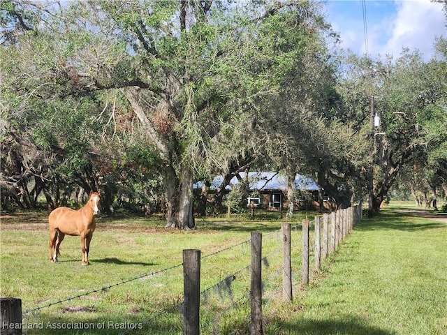 203 Boyer St, Venus, FL 33960 - view of yard with fence