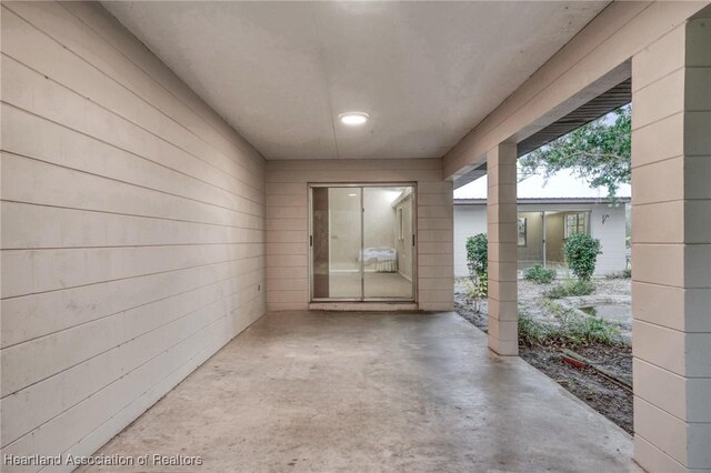 exterior space with a patio