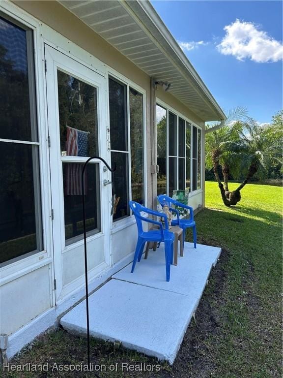 view of patio