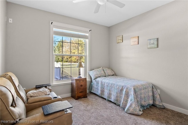 5931 Fig Rd, Sebring, FL 33875 - carpeted bedroom featuring ceiling fan and baseboards