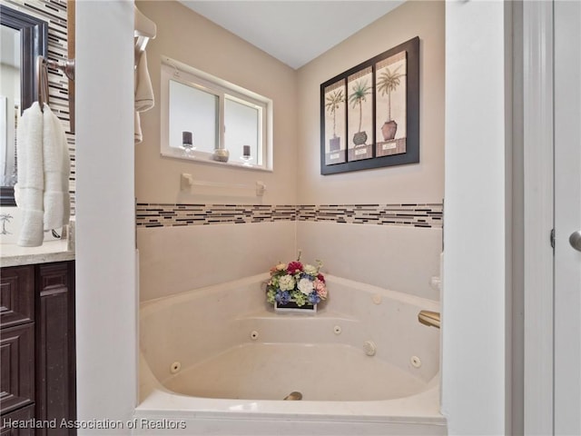 123 Harry Lee Rd, Lake Placid, FL 33852 - bathroom with vanity and a bathing tub