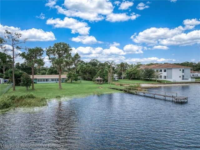 property view of water