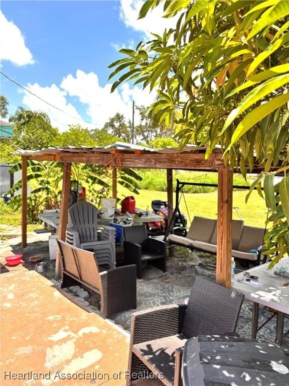 205 E Townsend St, Wauchula, FL 33873 - view of patio / terrace featuring outdoor dining area