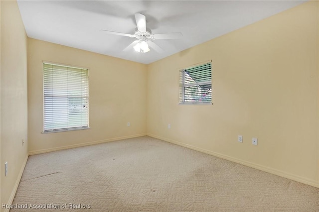 4311 Mandarin Rd, Sebring, FL 33875 - empty room with carpet floors and ceiling fan