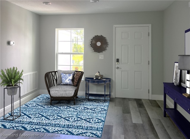 foyer featuring hardwood / wood-style flooring