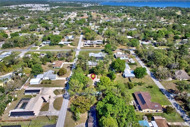 drone / aerial view featuring a residential view