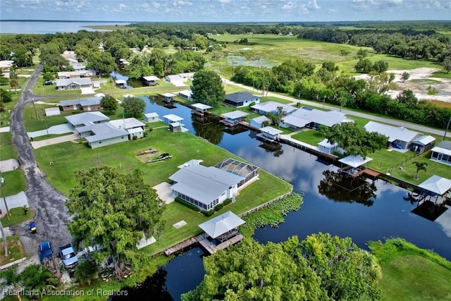 1644 Heron Dr S, Lorida, FL 33857 - bird's eye view with a water view