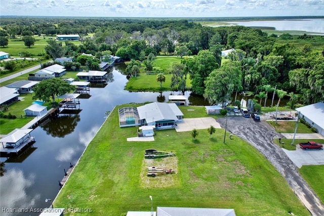 1644 Heron Dr S, Lorida, FL 33857 - bird's eye view with a water view