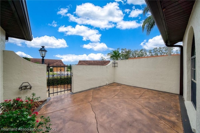 view of patio