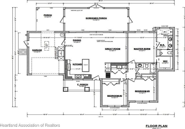132 Red Water Pt, Lake Placid, FL 33852 - view of floor plan / room layout