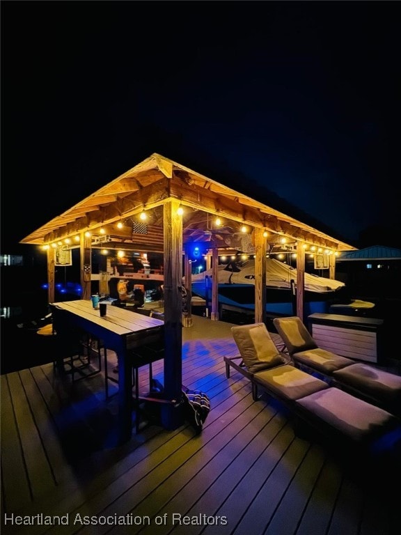 132 Red Water Pt, Lake Placid, FL 33852 - dock with a jacuzzi