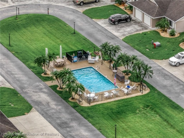pool featuring a patio