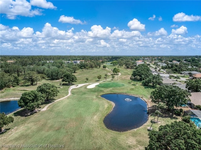 5243 Cortez Blvd, Sebring, FL 33872 - drone / aerial view of a nearby body of water and a golf club