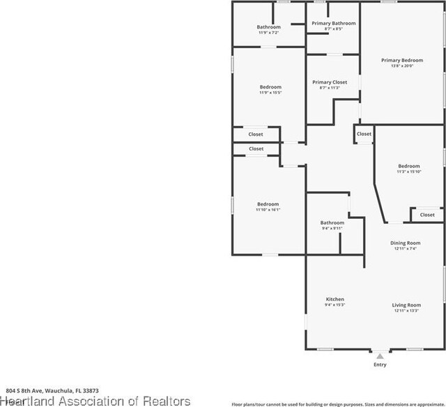 804 S 8th Ave, Wauchula, FL 33873 - view of layout