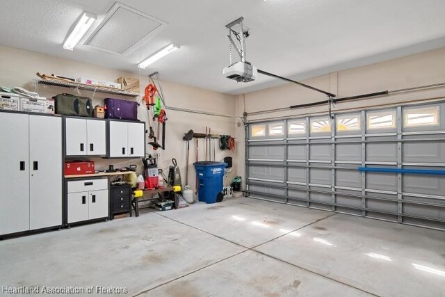 1624 Marble St, Sebring, FL 33870 - garage with a garage door opener