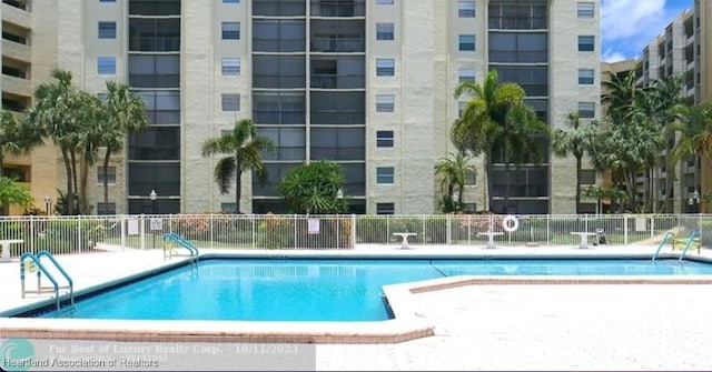 view of pool